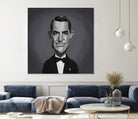 Cary Grant by Rob Snow on GIANT ART - gray digital painting