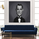 Cary Grant by Rob Snow on GIANT ART - gray digital painting