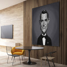 Cary Grant by Rob Snow on GIANT ART - gray digital painting