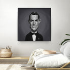 Cary Grant by Rob Snow on GIANT ART - gray digital painting