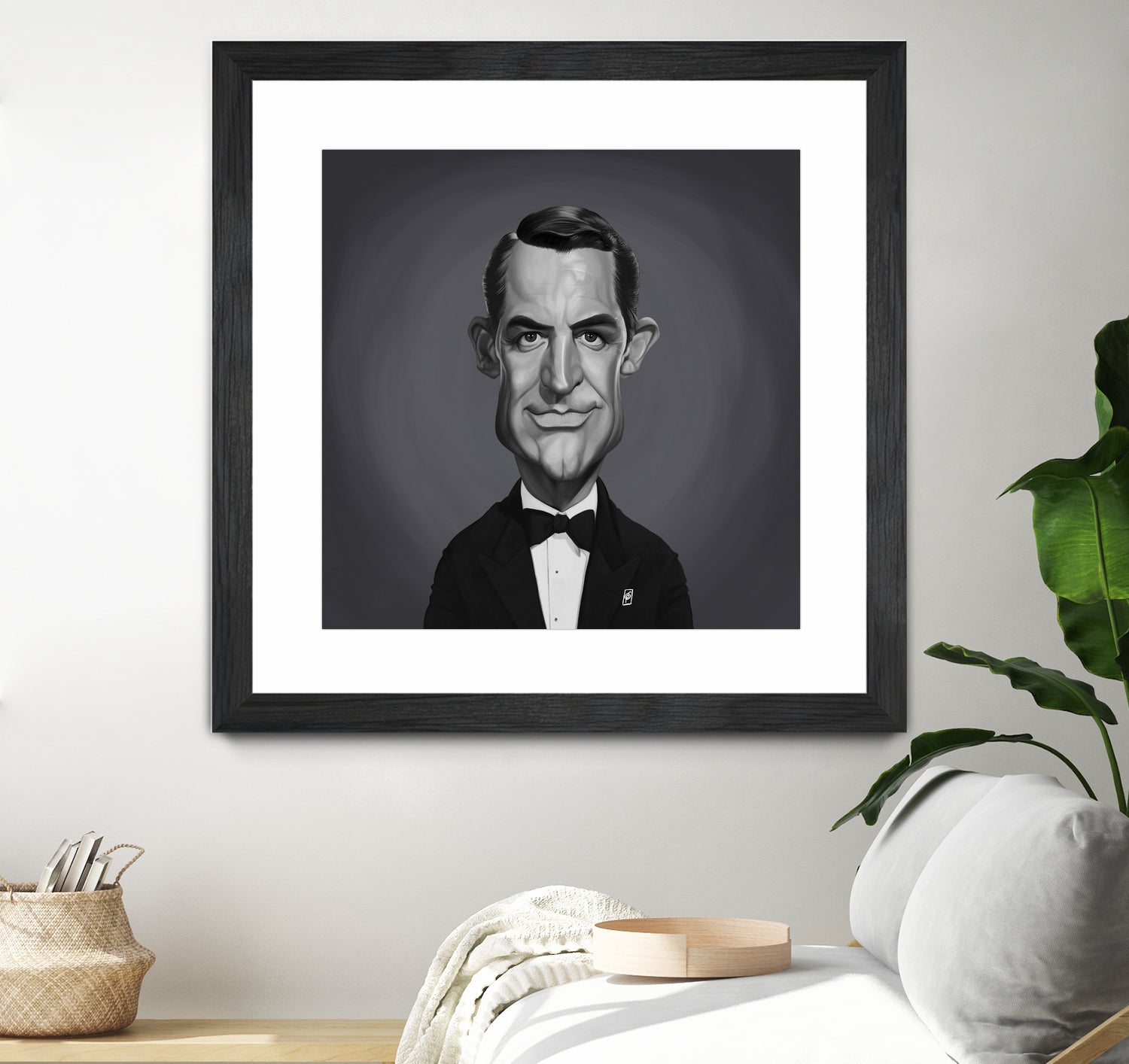 Cary Grant by Rob Snow on GIANT ART - gray digital painting