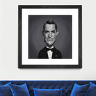 Cary Grant by Rob Snow on GIANT ART - gray digital painting