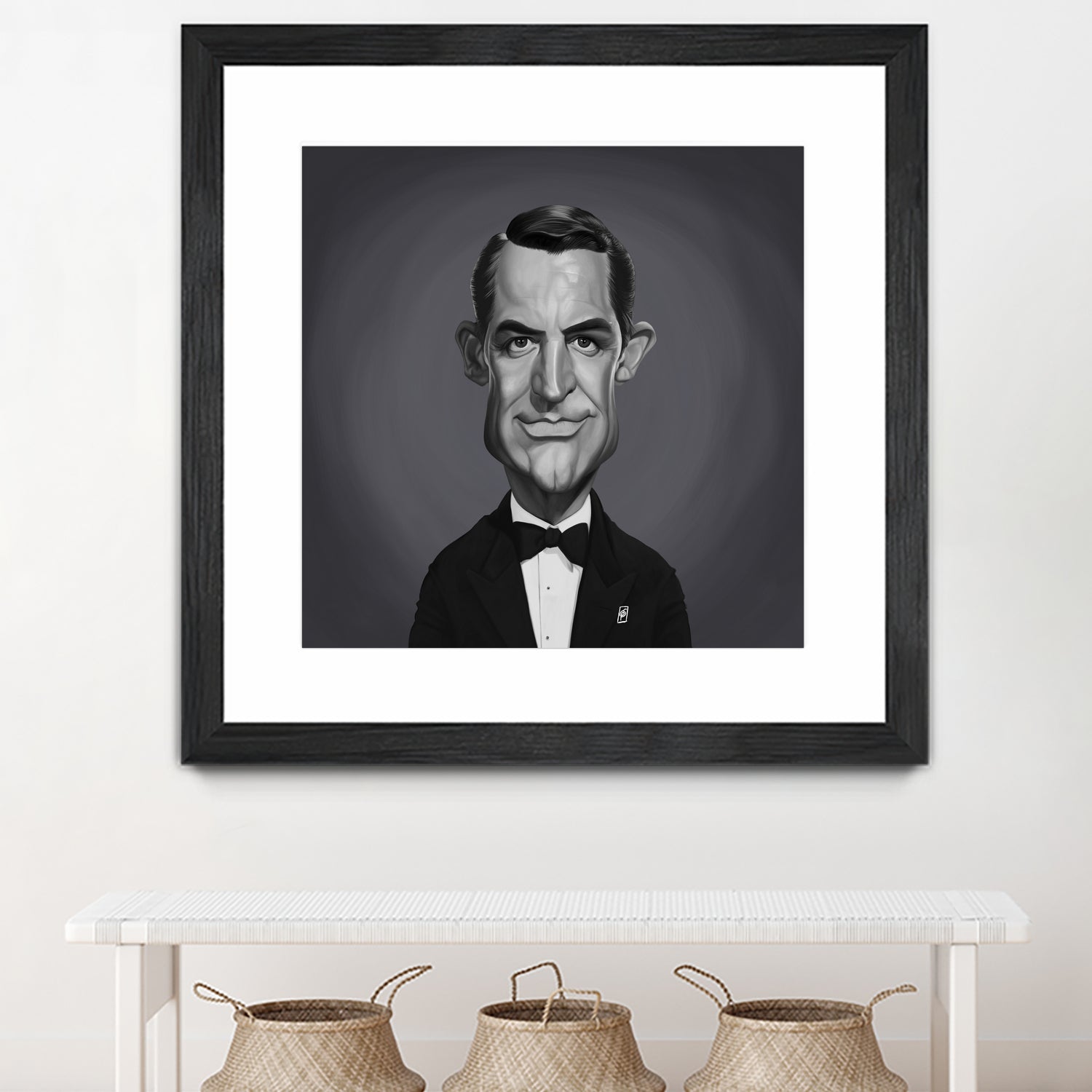 Cary Grant by Rob Snow on GIANT ART - gray digital painting