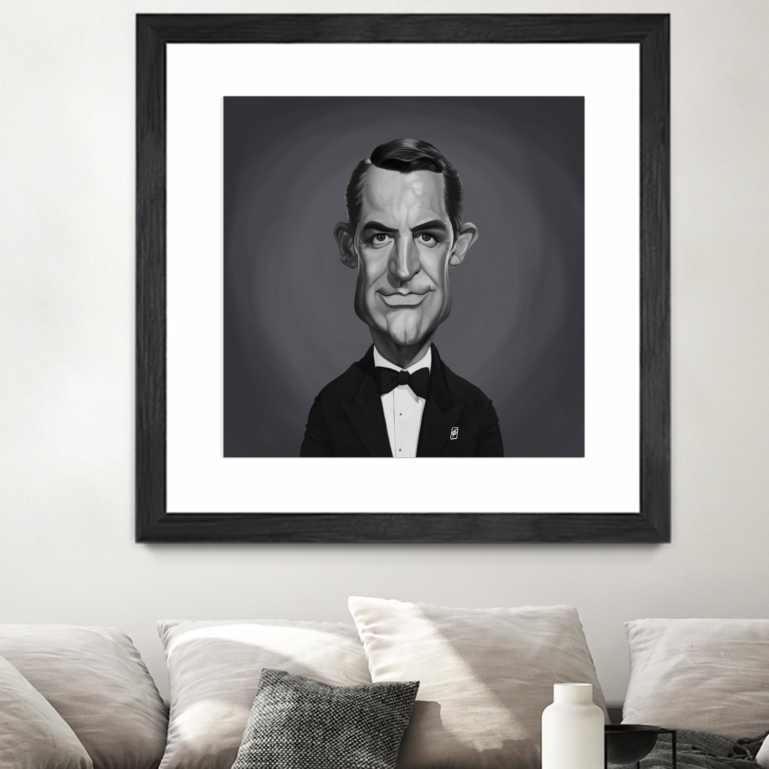 Cary Grant by Rob Snow on GIANT ART - gray digital painting