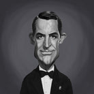 Cary Grant by Rob Snow on GIANT ART - gray digital painting