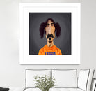 Frank Zappa by Rob Snow on GIANT ART - orange digital painting