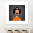 Frank Zappa by Rob Snow on GIANT ART - orange digital painting