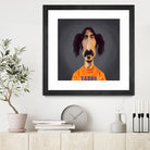 Frank Zappa by Rob Snow on GIANT ART - orange digital painting