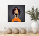 Frank Zappa by Rob Snow on GIANT ART - orange digital painting