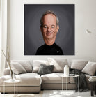 Bill Murray by Rob Snow on GIANT ART - black digital painting