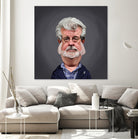 George Lucas by Rob Snow on GIANT ART - blue digital painting