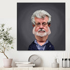 George Lucas by Rob Snow on GIANT ART - blue digital painting