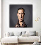 Bruce Springsteen by Rob Snow on GIANT ART - brown digital painting