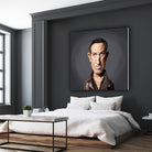 Bruce Springsteen by Rob Snow on GIANT ART - brown digital painting