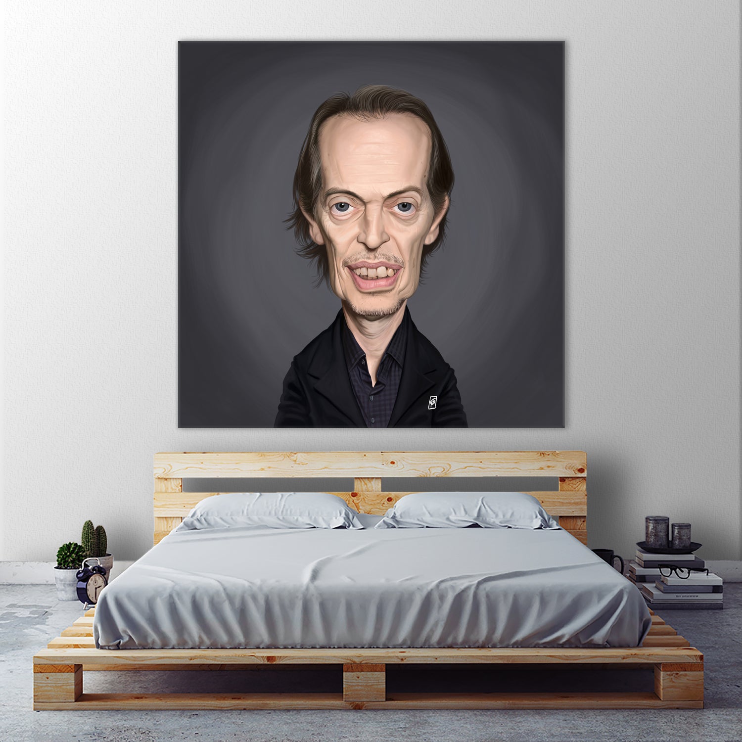 Steve Buscemi by Rob Snow on GIANT ART - brown digital painting