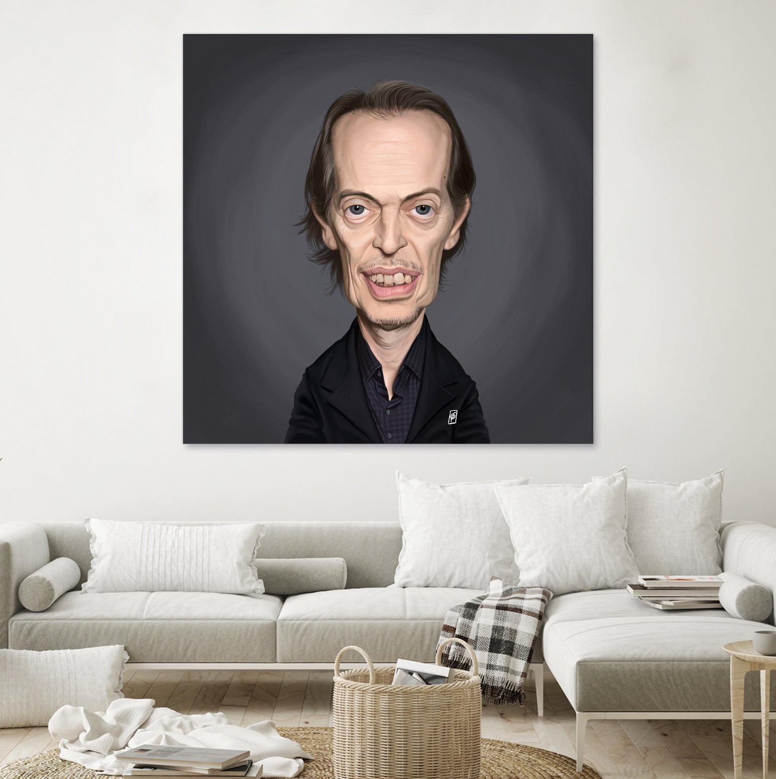 Steve Buscemi by Rob Snow on GIANT ART - brown digital painting