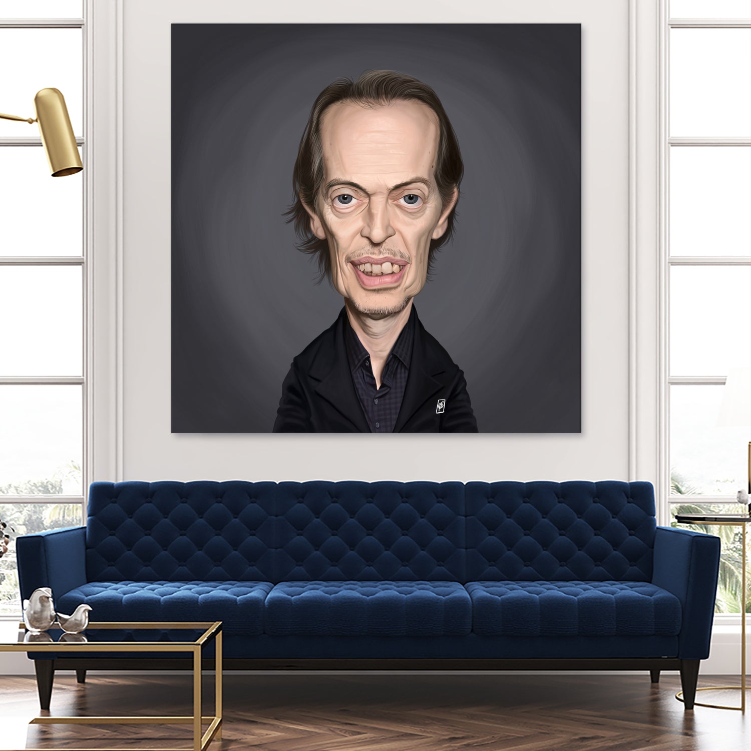 Steve Buscemi by Rob Snow on GIANT ART - brown digital painting