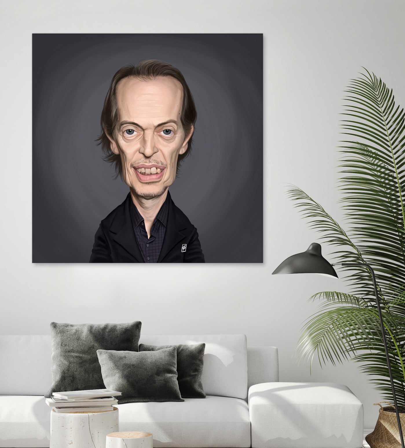 Steve Buscemi by Rob Snow on GIANT ART - brown digital painting