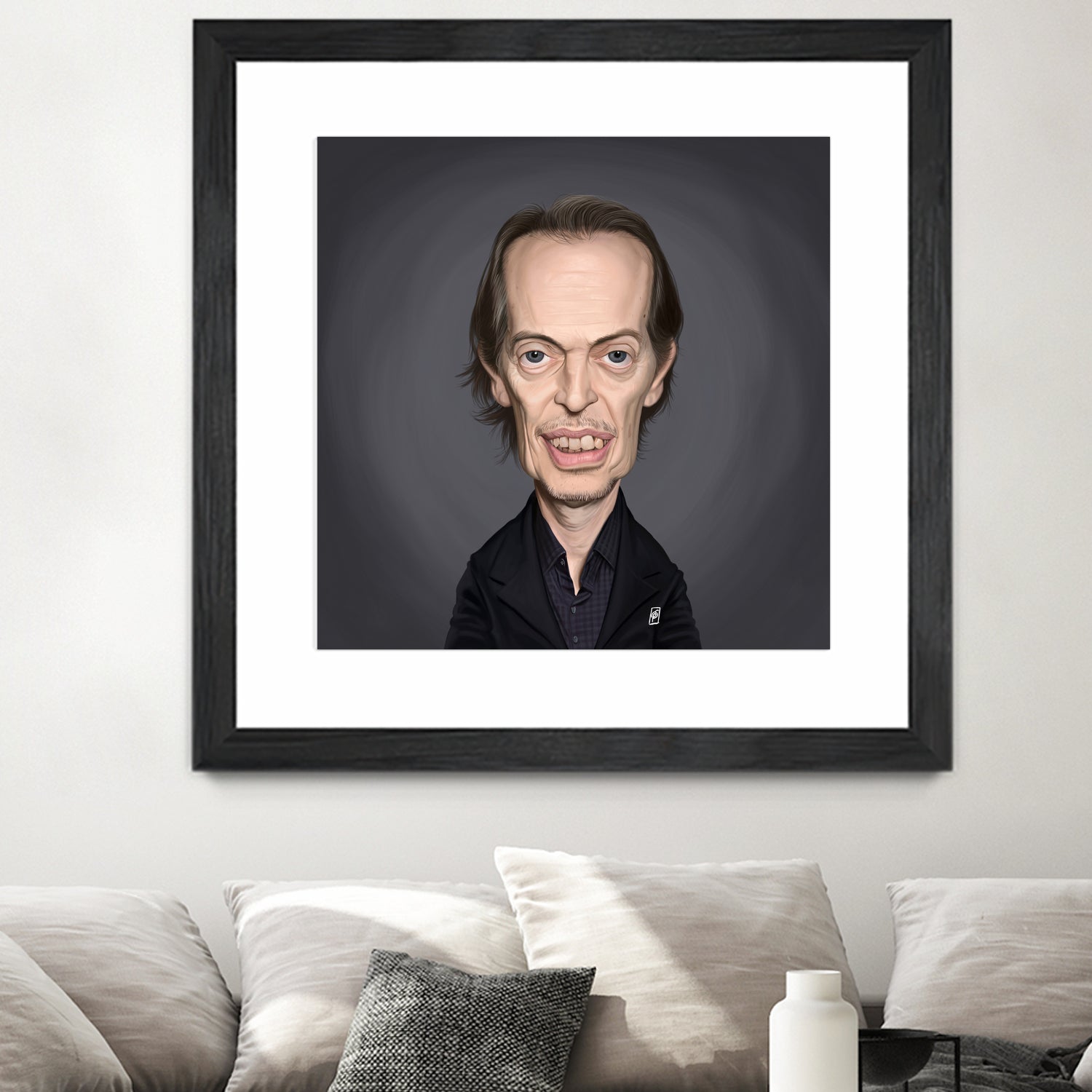 Steve Buscemi by Rob Snow on GIANT ART - brown digital painting