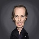 Steve Buscemi by Rob Snow on GIANT ART - brown digital painting