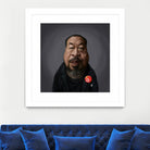 Ai WeiWei by Rob Snow on GIANT ART - black digital painting