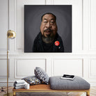 Ai WeiWei by Rob Snow on GIANT ART - black digital painting