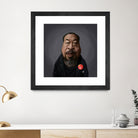 Ai WeiWei by Rob Snow on GIANT ART - black digital painting