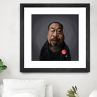 Ai WeiWei by Rob Snow on GIANT ART - black digital painting