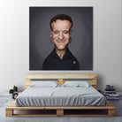 Robin Williams by Rob Snow on GIANT ART - brown digital painting