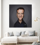 Robin Williams by Rob Snow on GIANT ART - brown digital painting