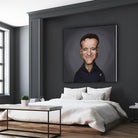 Robin Williams by Rob Snow on GIANT ART - brown digital painting