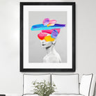 Beauty In Colors I by Juan Fonrodona on GIANT ART - gray mixed media