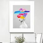 Beauty In Colors I by Juan Fonrodona on GIANT ART - gray mixed media