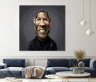 Denzel Washington by Rob Snow on GIANT ART - black digital painting