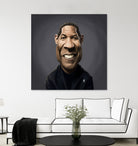 Denzel Washington by Rob Snow on GIANT ART - black digital painting