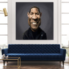 Denzel Washington by Rob Snow on GIANT ART - black digital painting