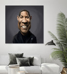 Denzel Washington by Rob Snow on GIANT ART - black digital painting