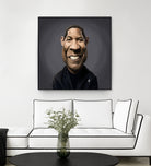 Denzel Washington by Rob Snow on GIANT ART - black digital painting