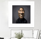 Denzel Washington by Rob Snow on GIANT ART - black digital painting