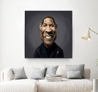 Denzel Washington by Rob Snow on GIANT ART - black digital painting