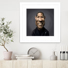 Denzel Washington by Rob Snow on GIANT ART - black digital painting