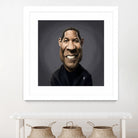 Denzel Washington by Rob Snow on GIANT ART - black digital painting