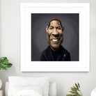 Denzel Washington by Rob Snow on GIANT ART - black digital painting