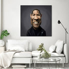 Denzel Washington by Rob Snow on GIANT ART - black digital painting