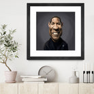 Denzel Washington by Rob Snow on GIANT ART - black digital painting