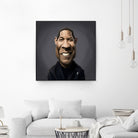 Denzel Washington by Rob Snow on GIANT ART - black digital painting