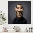 Denzel Washington by Rob Snow on GIANT ART - black digital painting