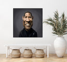 Denzel Washington by Rob Snow on GIANT ART - black digital painting