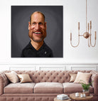 Woody Harrelson by Rob Snow on GIANT ART - brown digital painting