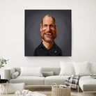 Woody Harrelson by Rob Snow on GIANT ART - brown digital painting